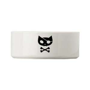  Pirate Kitty Humor Small Pet Bowl by  Pet 