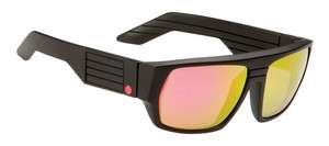 NEW SPY Optic BLOK Sunglasses   MATTE BLACK   Pink Lens 648478688957 