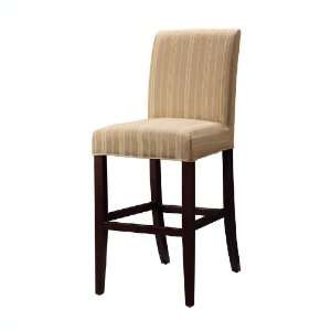   Gold and White Stripes Slip Over for Counter Stool or Bar Stool Home