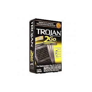  Trojan 2 Go Condom Cards 6 Pack