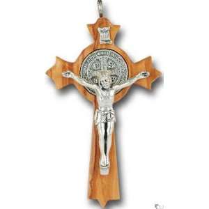  3 Olive Wood St. Benedict Cross, Boxed 