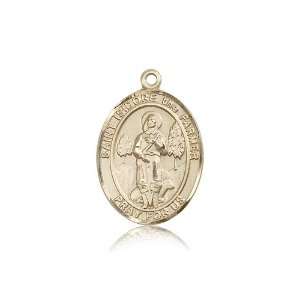  14kt Gold St. Isidore the Farmer Medal Jewelry