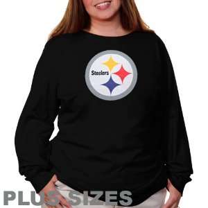  Pittsburgh Steelers Womens Plus Size Jazz Primary Logo 