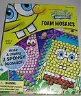 spongebob squarepants foam mosaics make display 2 spongy mosaics ages