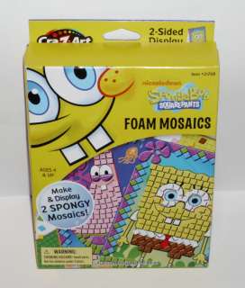 Nickelodeon SpongeBob SquarePants Foam Mosaics, Ages 4 & Up, NIP 
