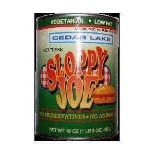 Cedar Lake Sloppy Joe, 19 Oz. Cans (Case of 12, Vegan)  
