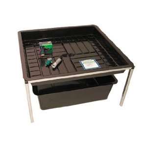  Econo 1 tray system w/res 3x3x19 Black Patio, Lawn 