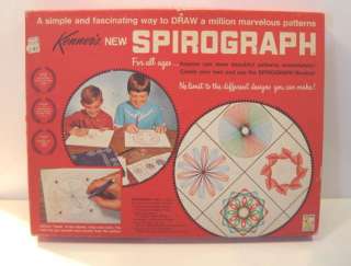 SPIROGRAPH vintage set #401 Kenner 1967 Blue Tray  