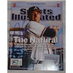  Autographed Jeff Francoeur Picture   Sports Illustrated 