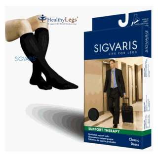   Classic Dress Support Socks for Men Moderate Compression Size A Navy
