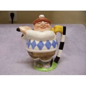  Ceramic Golfer Teapot 
