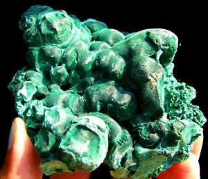 Green Malachite Mineral Display Specimen  