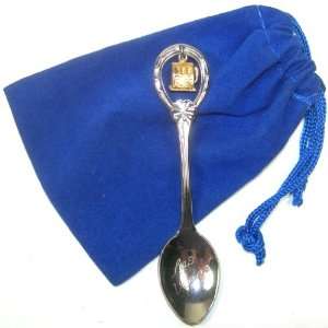  Vintage Souvenir Spoon with Brass Charm in Gift Bag   Las 