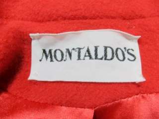 PRISTINE Montaldos 100% Cashmere Womans Coat Overcoat Size 6  