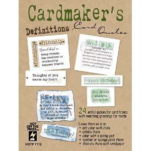  Hot Off The Press   Cardmakers Definitions Card Quotes 