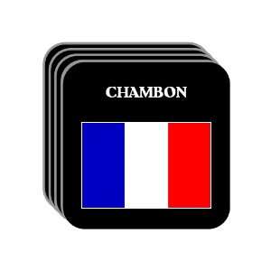  France   CHAMBON Set of 4 Mini Mousepad Coasters 
