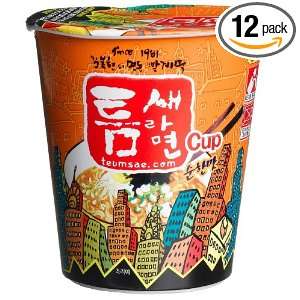 Teumsae Cup Ramen, 2.2 Ounce Cups (Pack Grocery & Gourmet Food