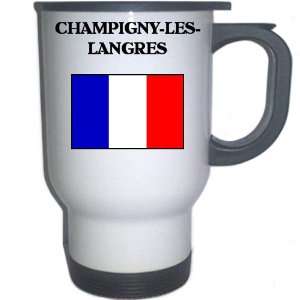  France   CHAMPIGNY LES LANGRES White Stainless Steel Mug 