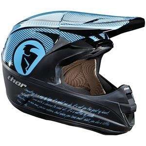  Thor Motocross Force Champion Helmet   X Small/Blue/Black 