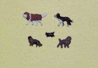 Marsh N Gauge/Scale C55 Cats and dogs (6)  
