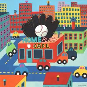  Home Plate Cafe Canvas Reproduction