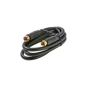  Steren 35 Black RG6 UL F F Gold Cable Electronics