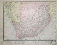 1906 South Africa Color map* Oceania/Australia back  