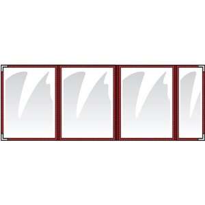  H. Risch TETQ L 8 1/2 x 11 Quad Panel Fold Out Menu 