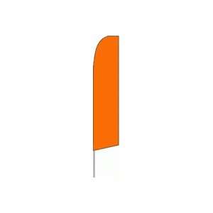  Bright Orange Feather Flag (11.5 x 2.5 Feet) Patio, Lawn 