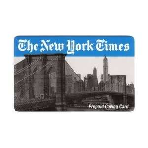   Phone Card $20. Brooklyn Bridge The New York Times 