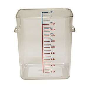  Rubbermaid 6312 Space Saving Square Containers   12 Quart 