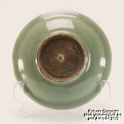 Yuan Ming Dynasty Chinese Celadon Charger Circa 16th  17th Century 