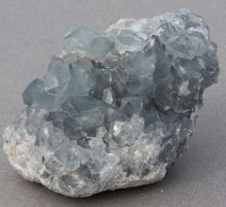 CELESTITE Blue Crystal Cluster Celestine Madagascar WOW  