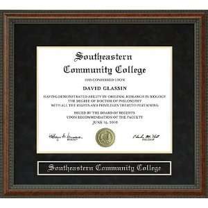  Southeastern Community College Diploma Frame Sports 