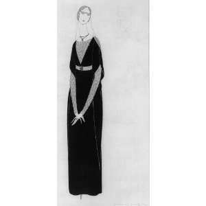  Lillian Gish,sketch,costumes,Romola,c1924