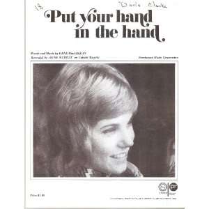  Sheet Music Put Your Hand In The Hand Anne Murray 206 
