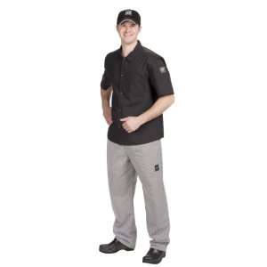  Chef Revival 24/7 Basic Chefs Pants, Hounds Tooth, 6X 