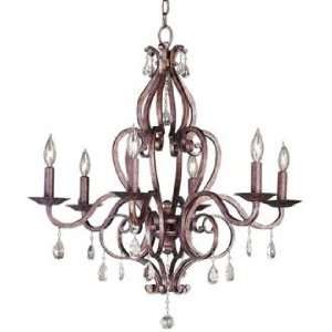  Cherie Collection Six Light Chandelier