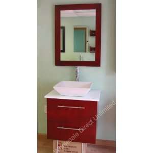   24 Modern Contemporary Bathroom Vanity CHERRI FINISH