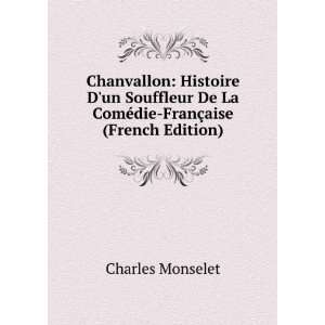  Chanvallon Histoire Dun Souffleur De La ComÃ©die 