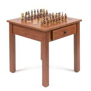  American West Chessmen & Lincoln Center Game Table Toys 