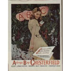  Always Buy Chesterfield  1946 Chesterfield Cigarettes 