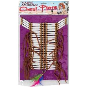   Native American Chestplate Adult / Brown   One Size 