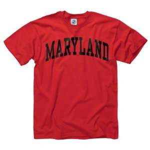  Maryland Terrapins Red Arch T Shirt