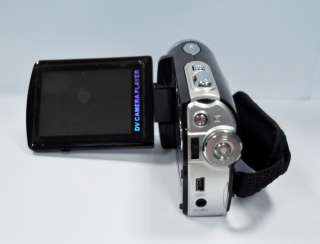 Digital Video Camcorder 12MP 4xZoom 2.8LCD HD DV Camera 270° Black 