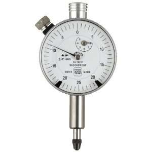 Brown & Sharpe TESA 01410211 YR Precision Dial Gauge Indicator with 