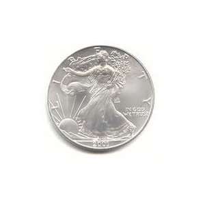  2001 Uncirculated American Eagle Silver Dollar Everything 