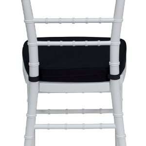   Furniture Elegance White Resin Stacking Chiavari Chair