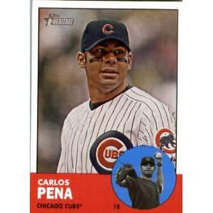  2012 Topps Heritage 380 Carlos Pena   Chicago Cubs 