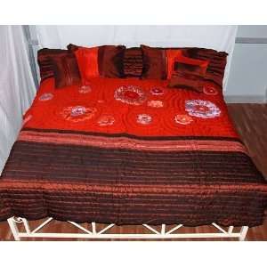  5 Pcs Sets Velvet Quilt Jaipuri Handmade Comforter 